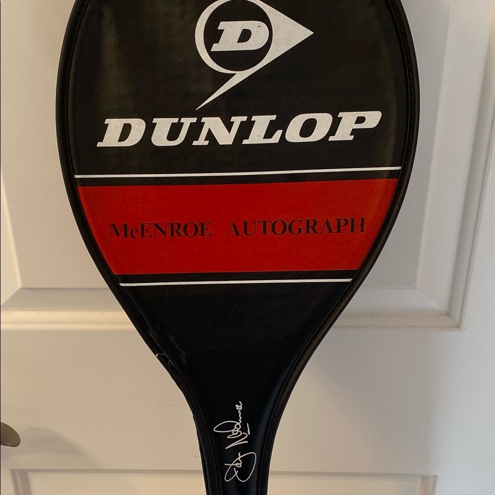 Vintage John McEnroe Autograph 1 Dunlop Mid-Size Graphite Tennis Racquet